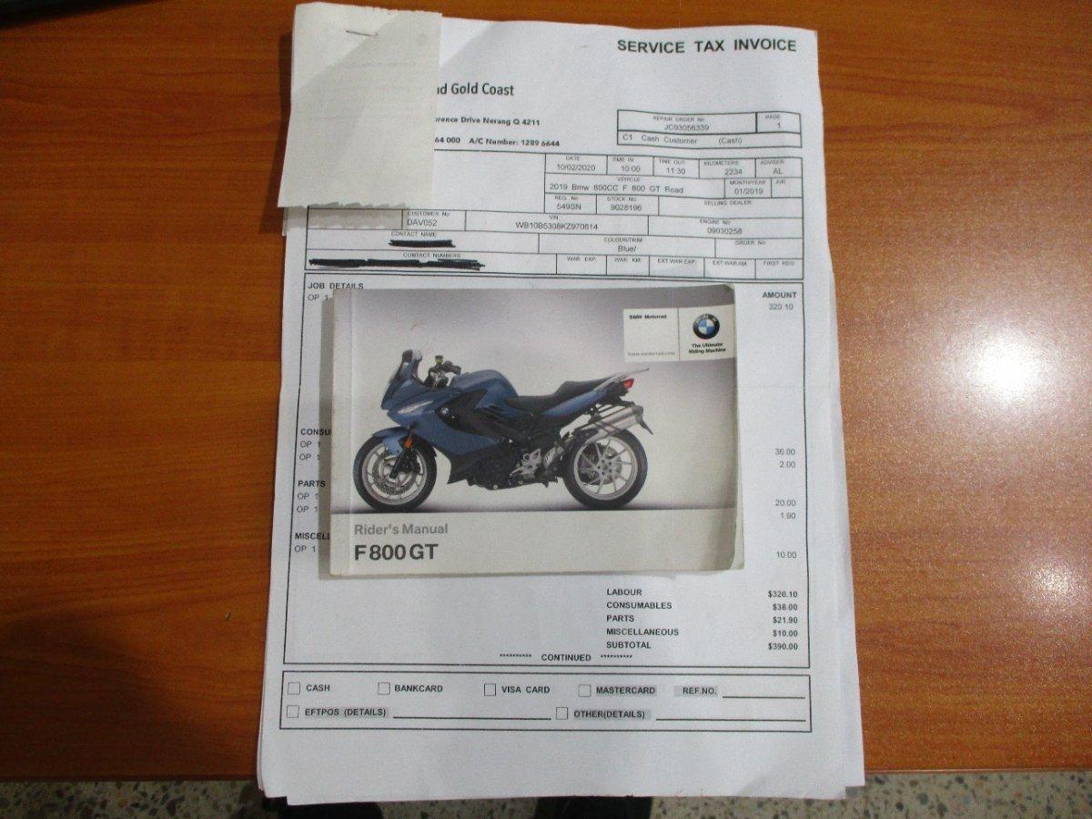 2019 BMW F 800 GT ROAD