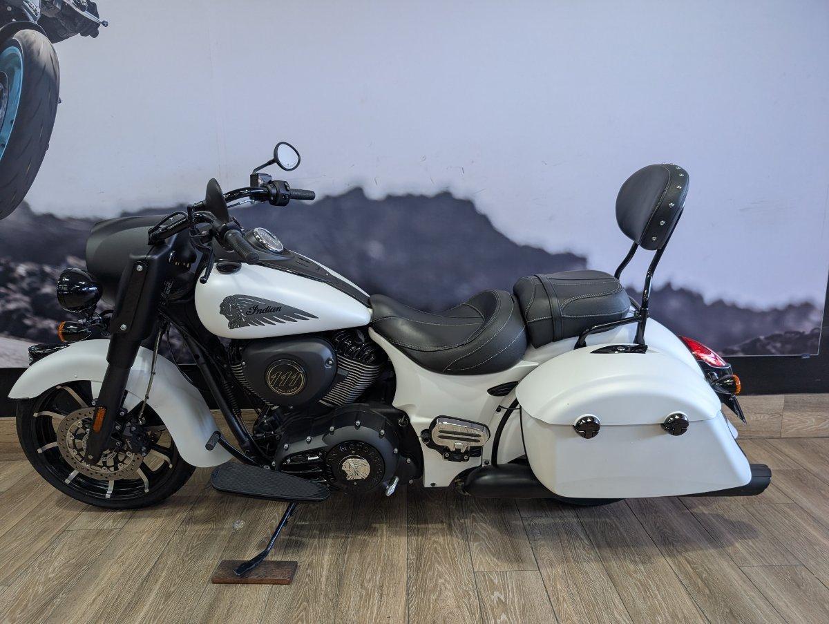 2019 INDIAN SPRINGFIELD DARK HORSE WHITE CRUISER