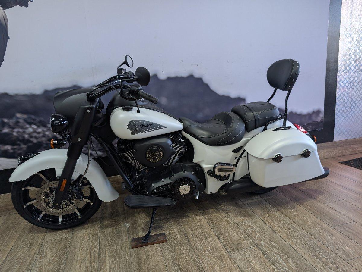 2019 INDIAN SPRINGFIELD DARK HORSE WHITE CRUISER