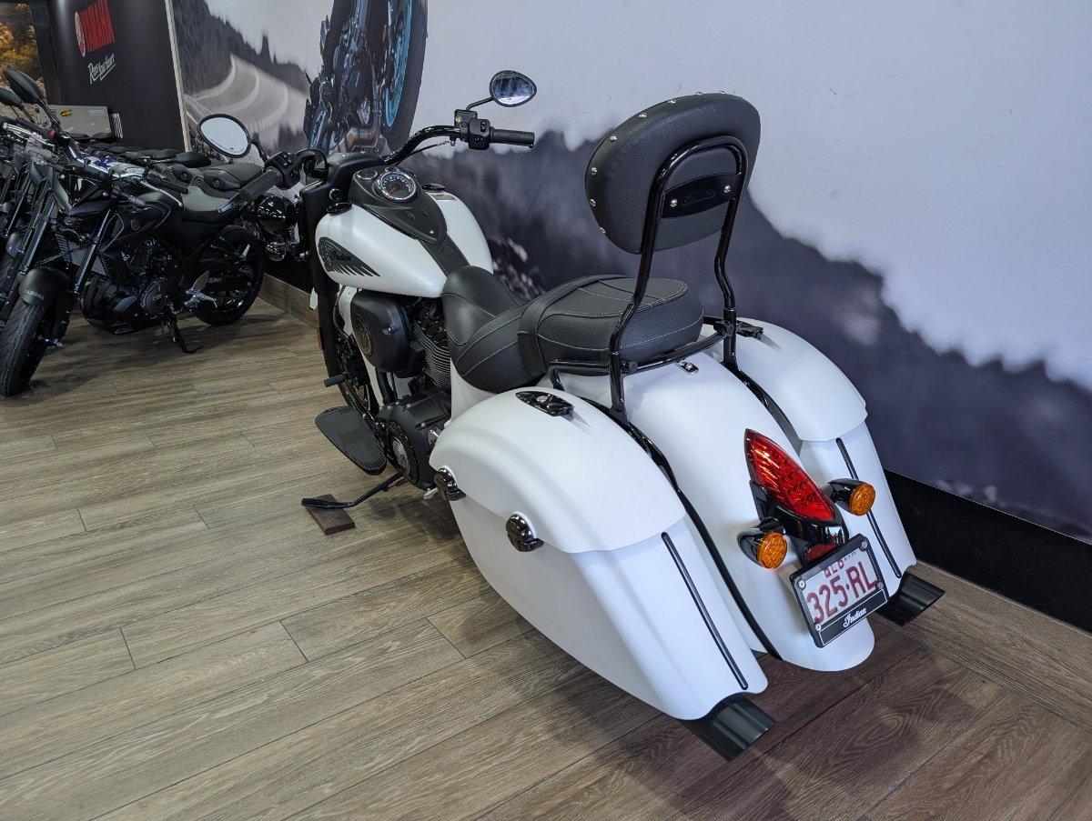 2019 INDIAN SPRINGFIELD DARK HORSE WHITE CRUISER
