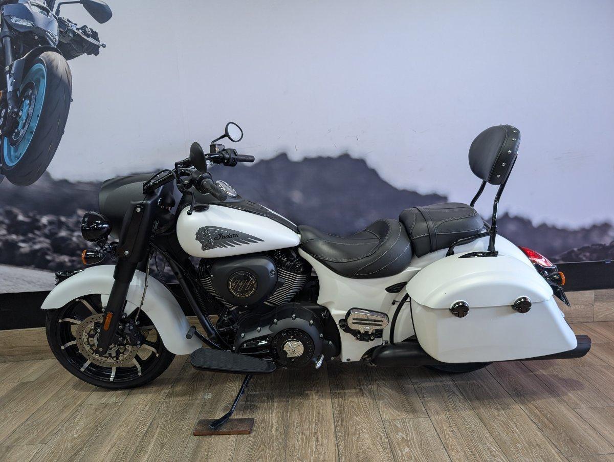 2019 INDIAN SPRINGFIELD DARK HORSE WHITE CRUISER