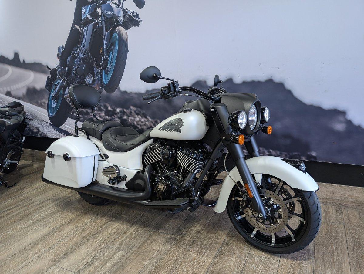 2019 INDIAN SPRINGFIELD DARK HORSE WHITE CRUISER