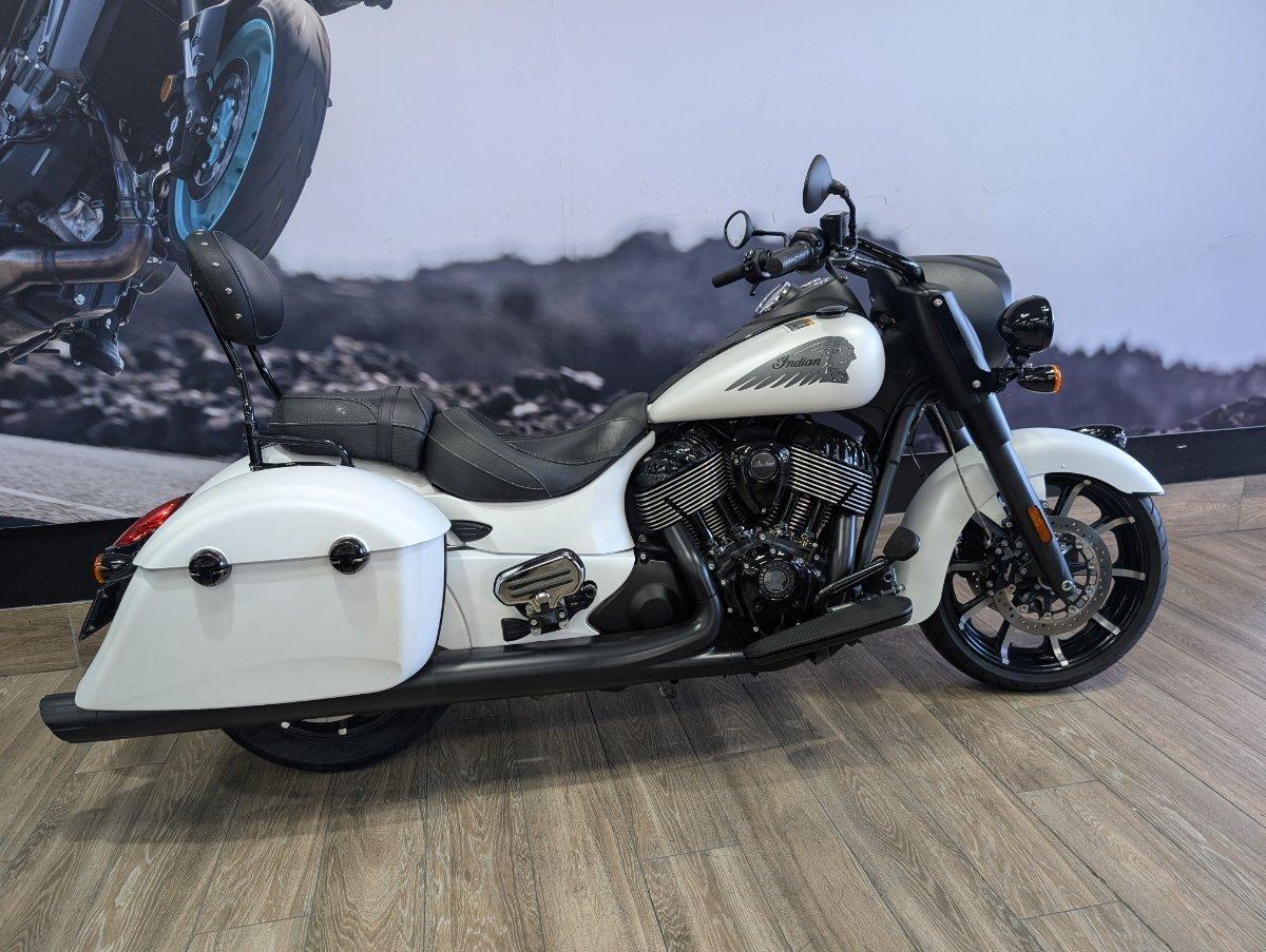 2019 INDIAN SPRINGFIELD DARK HORSE WHITE CRUISER