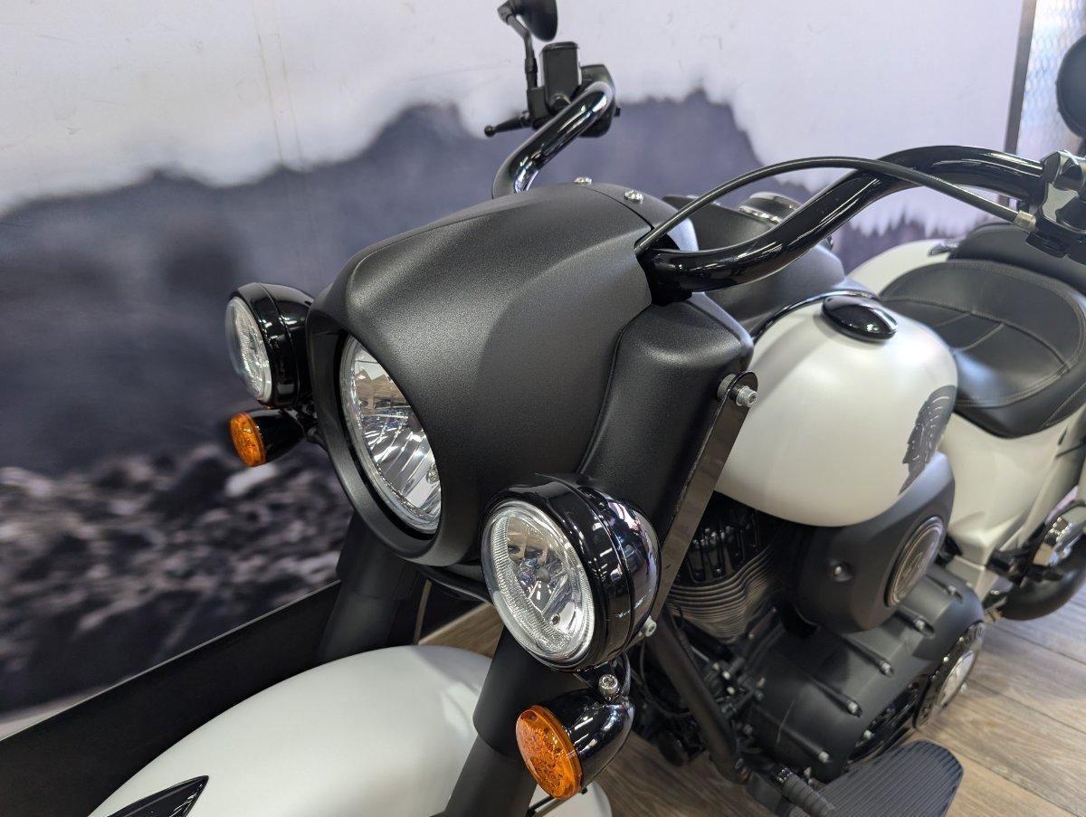 2019 INDIAN SPRINGFIELD DARK HORSE WHITE CRUISER
