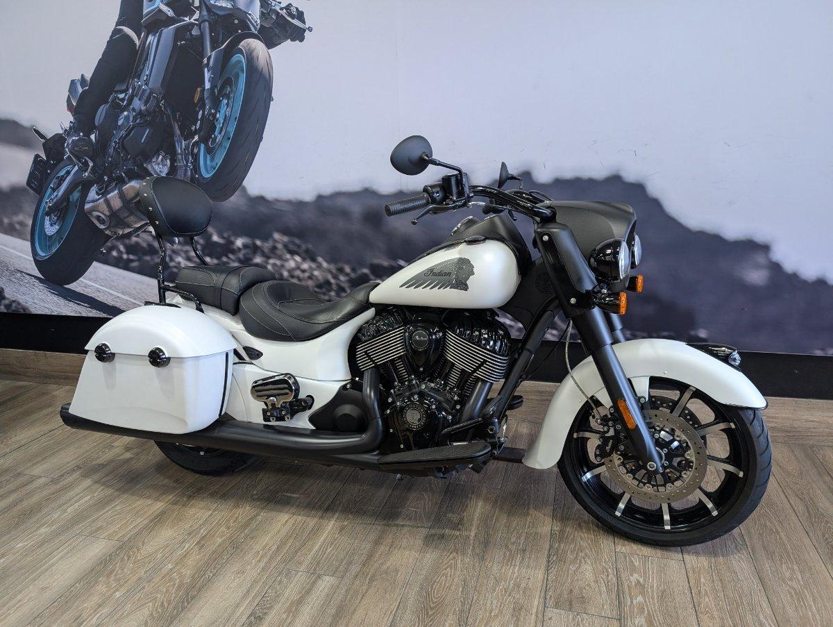 2019 INDIAN SPRINGFIELD DARK HORSE WHITE CRUISER