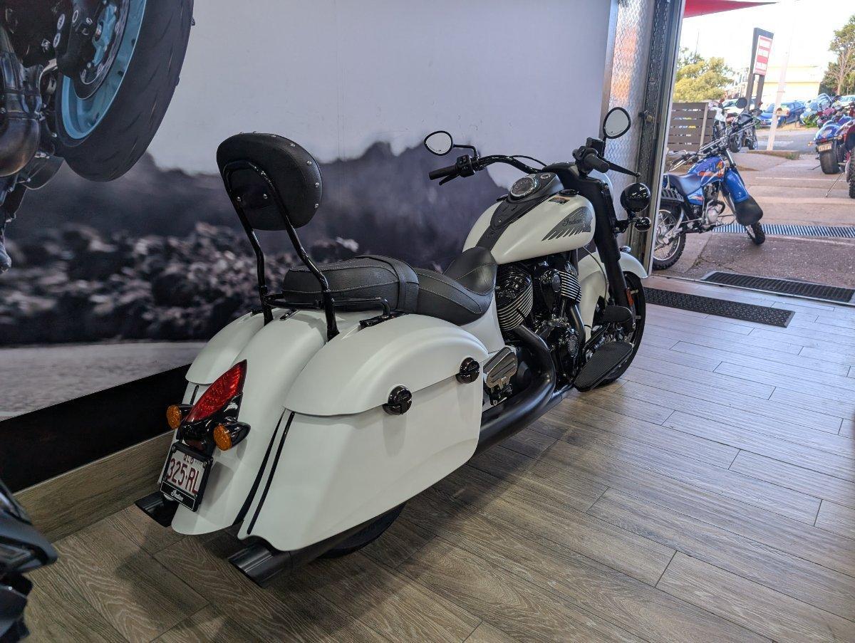 2019 INDIAN SPRINGFIELD DARK HORSE WHITE CRUISER