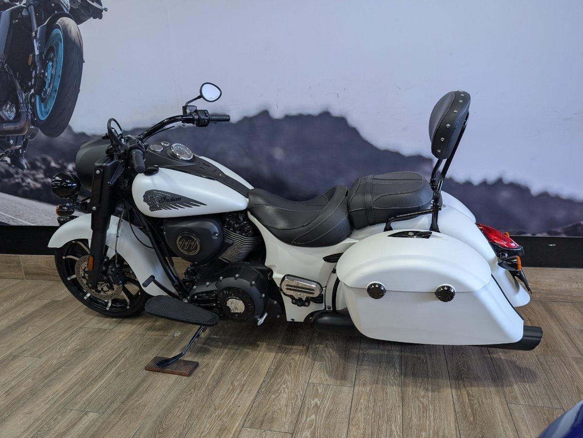 2019 INDIAN SPRINGFIELD DARK HORSE WHITE CRUISER