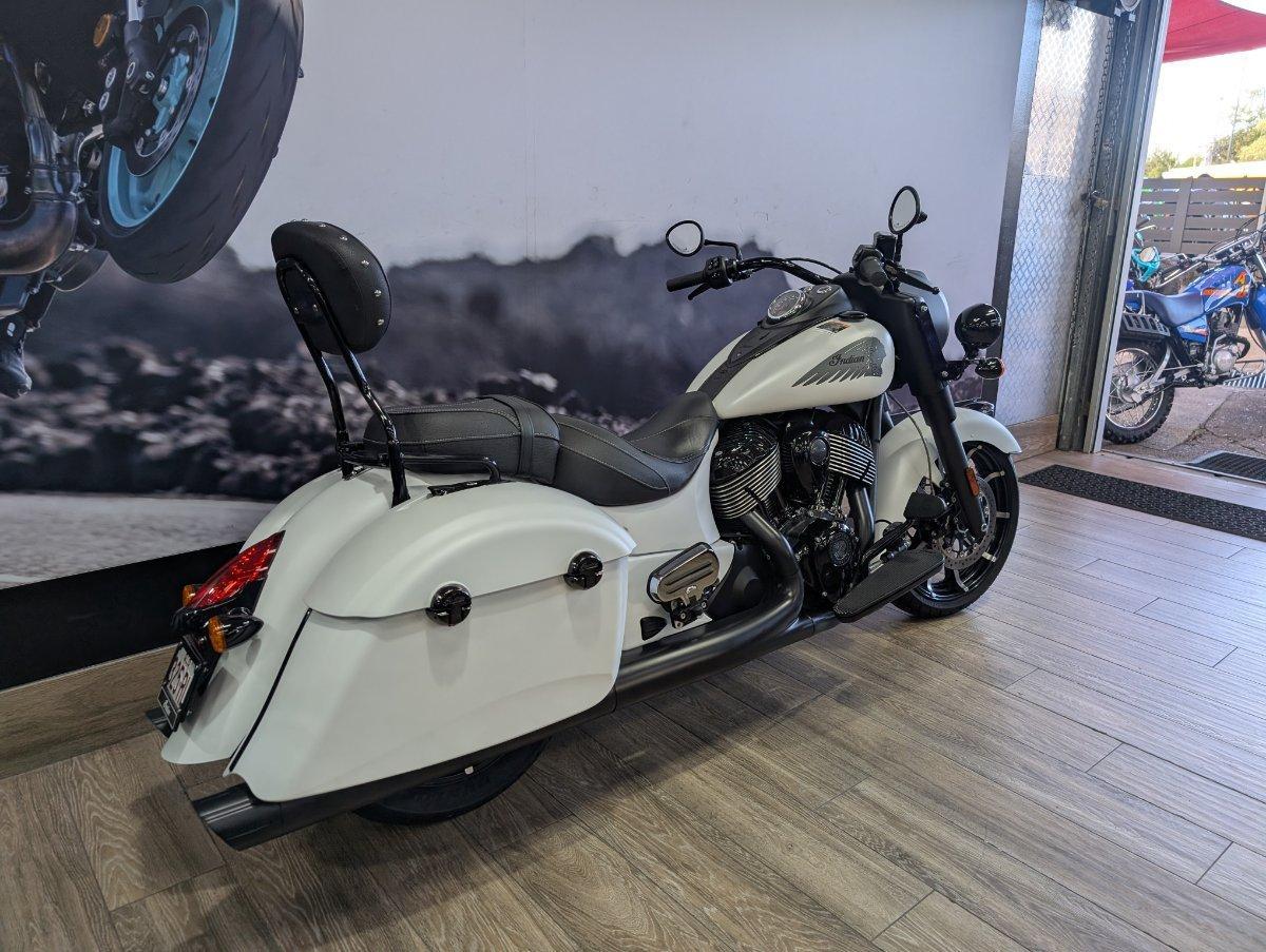 2019 INDIAN SPRINGFIELD DARK HORSE WHITE CRUISER