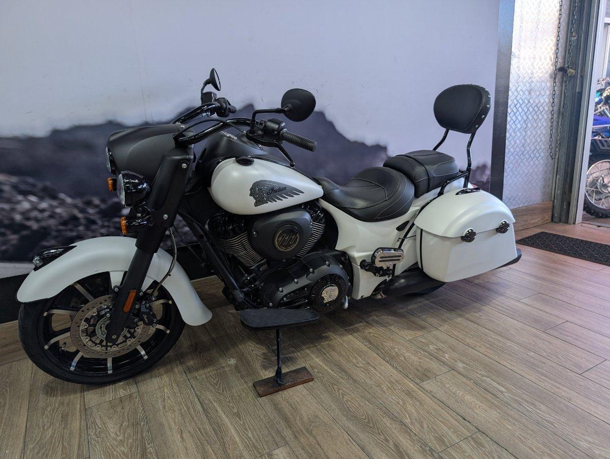 2019 INDIAN SPRINGFIELD DARK HORSE WHITE CRUISER