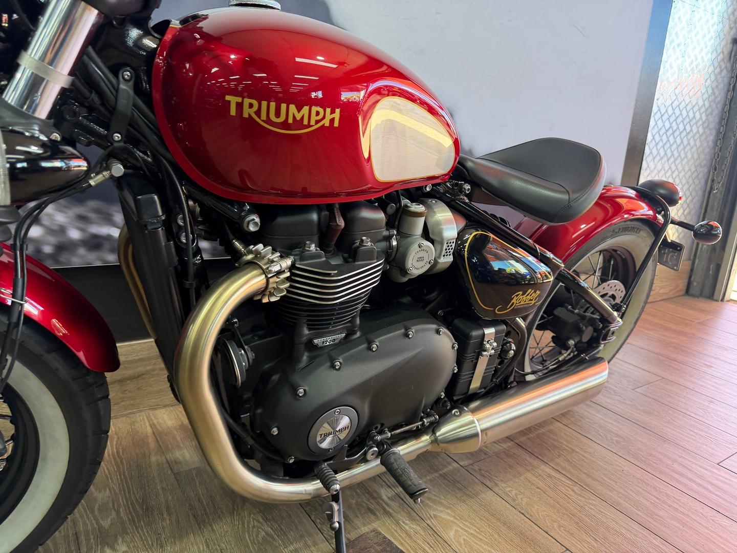 2022 TRIUMPH BONNEVILLE BOBBER GOLDLINE ROAD