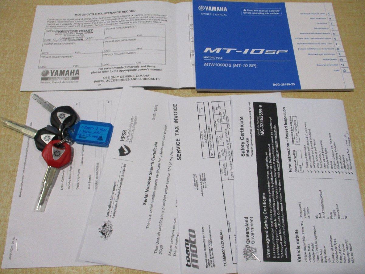 2025 YAMAHA MT-10SP SPORTS