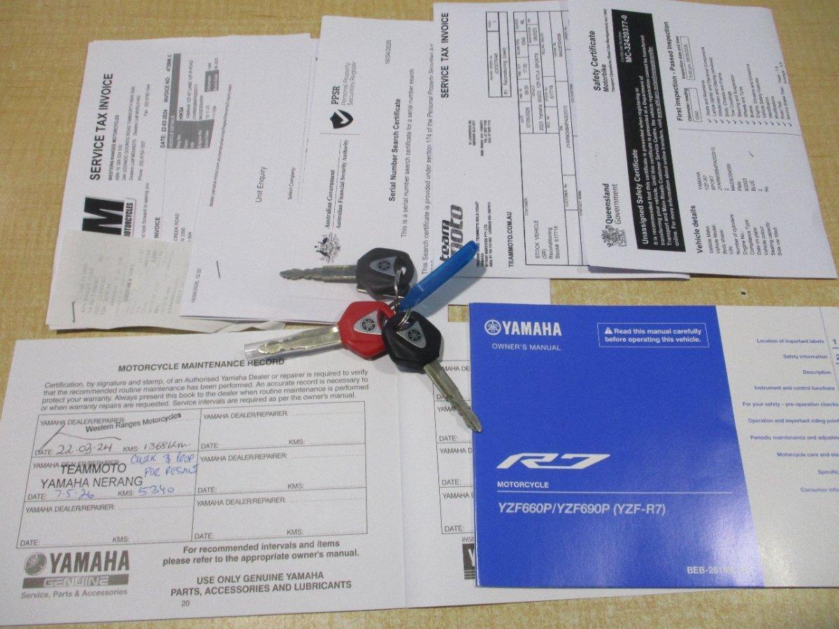 2023 YAMAHA YZF-R7LA SPORTS