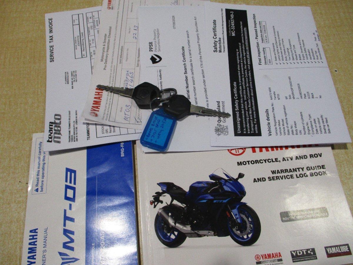 2025 YAMAHA MT-03 (MT03LA) (ABS) SPORTS