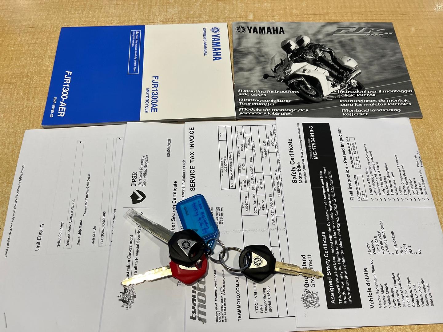 2024 YAMAHA FJR1300AE ROAD