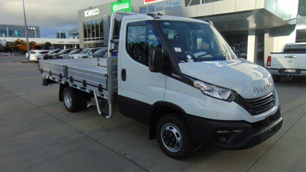 2025 IVECO DAILY MY19 E6 45C18 TRADIE MADE TRAY 8 SP AUTO + DOUBLE OD TRAY
