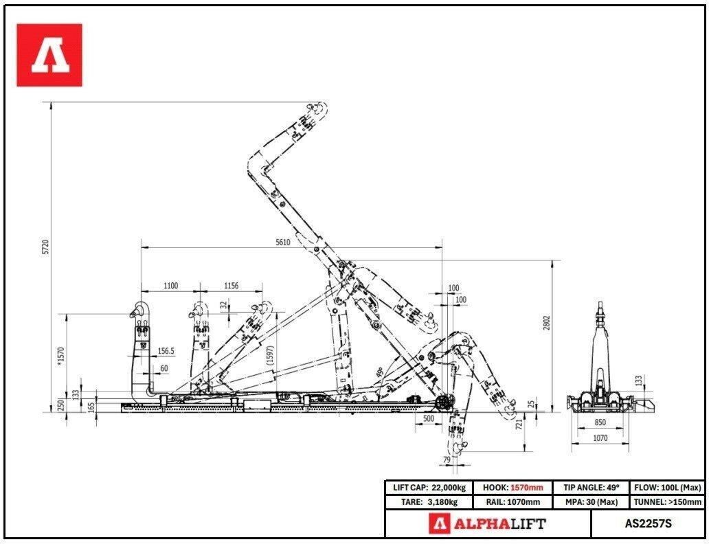 2025 IVECO ACCO 360 8X4 HOOK LIFT TRUCK
