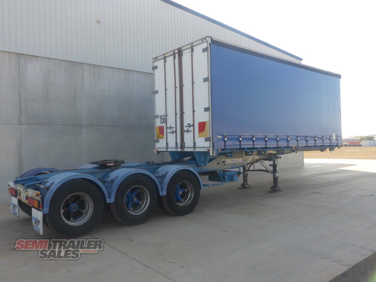 2004 SOUTHERN CROSS 12 PALLET ROLLBACK CURTAINSIDER A TRAILER - (RENTAL)
