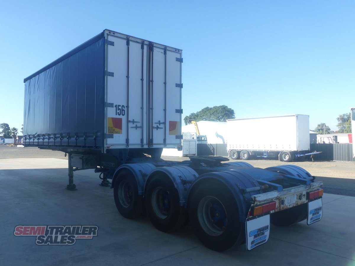 2004 SOUTHERN CROSS 12 PALLET ROLLBACK CURTAINSIDER A TRAILER - (RENTAL)