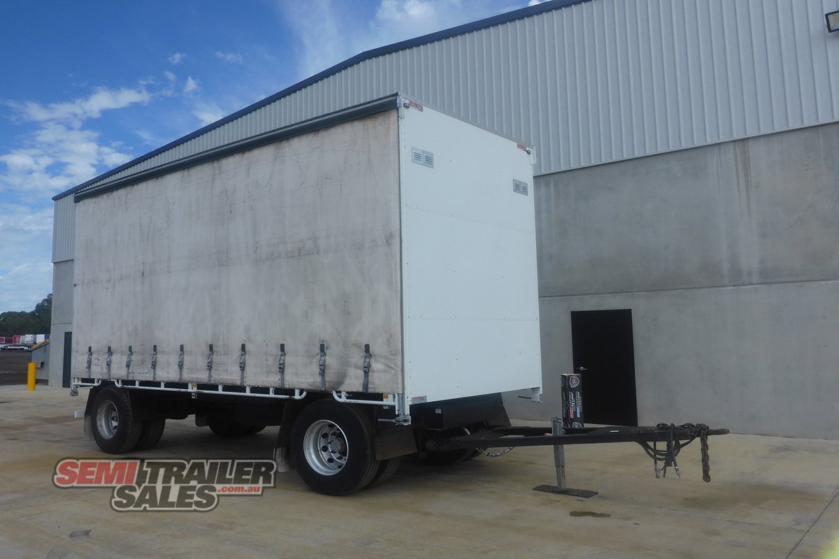 2020 ALLTRUCK BODIES 10 PALLET DOG CURTAINSIDER TRAILER