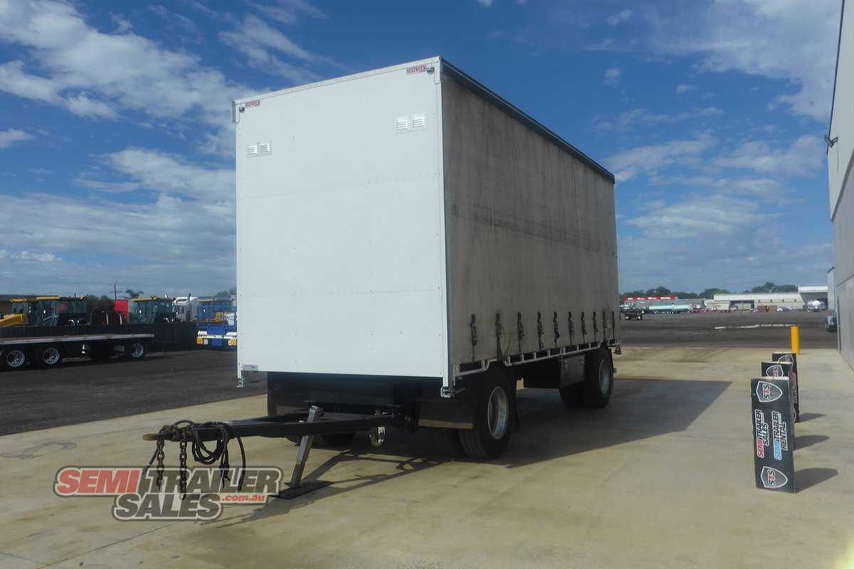 2020 ALLTRUCK BODIES 10 PALLET DOG CURTAINSIDER TRAILER