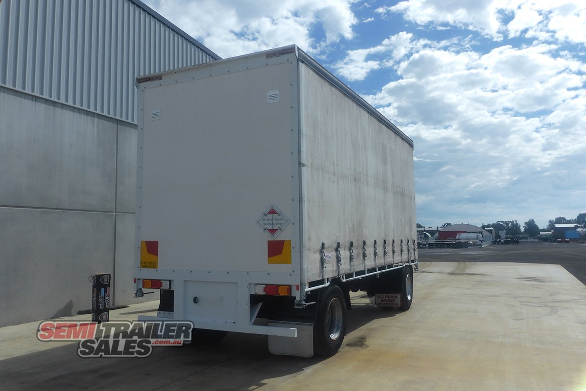2020 ALLTRUCK BODIES 10 PALLET DOG CURTAINSIDER TRAILER