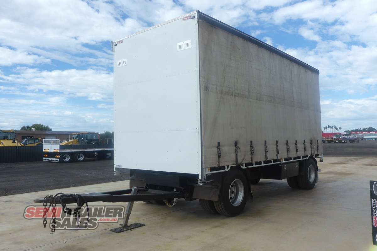 2020 ALLTRUCK BODIES 10 PALLET DOG CURTAINSIDER TRAILER