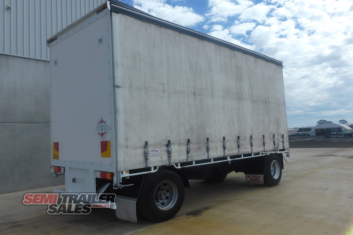 2020 ALLTRUCK BODIES 10 PALLET DOG CURTAINSIDER TRAILER