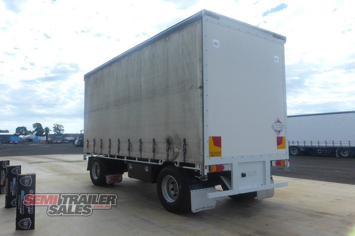 2020 ALLTRUCK BODIES 10 PALLET DOG CURTAINSIDER TRAILER