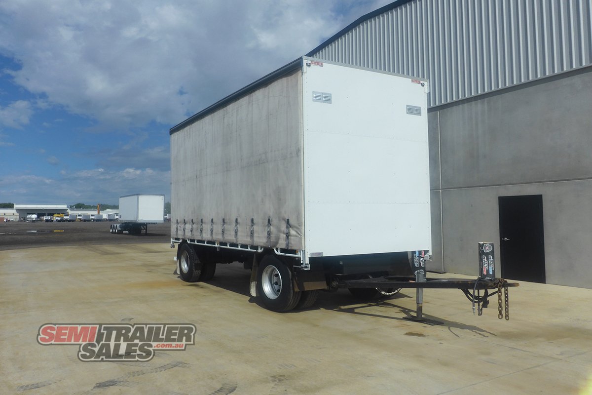 2020 ALLTRUCK BODIES 10 PALLET DOG CURTAINSIDER TRAILER