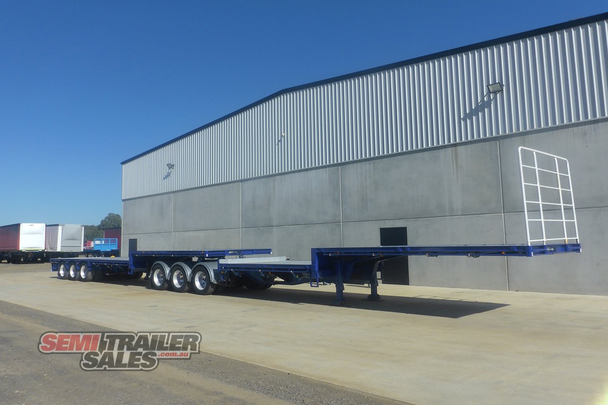 2014 VAWDREY 36 PALLET DROPDECK B DOUBLE SET TRAILER