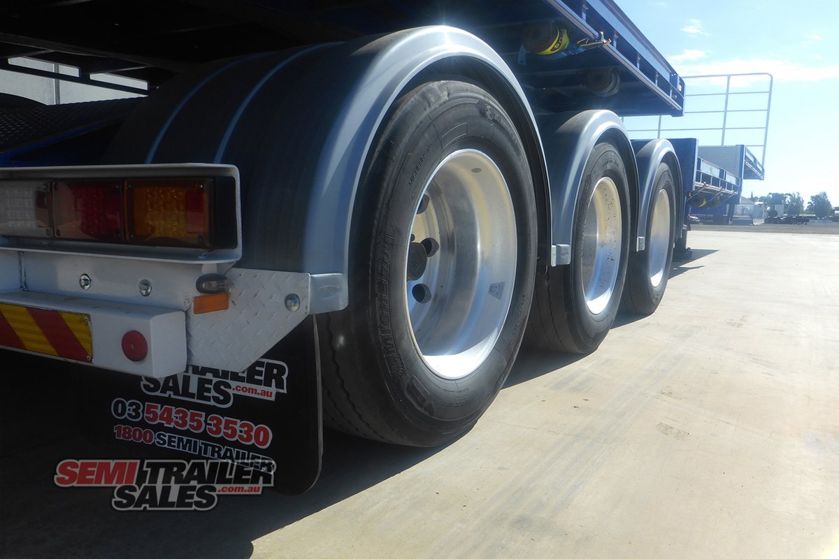 2014 VAWDREY 36 PALLET DROPDECK B DOUBLE SET TRAILER