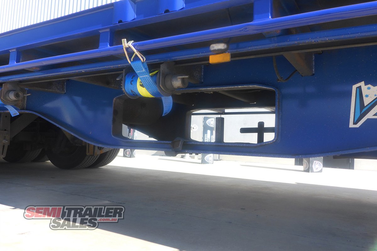 2014 VAWDREY 36 PALLET DROPDECK B DOUBLE SET TRAILER