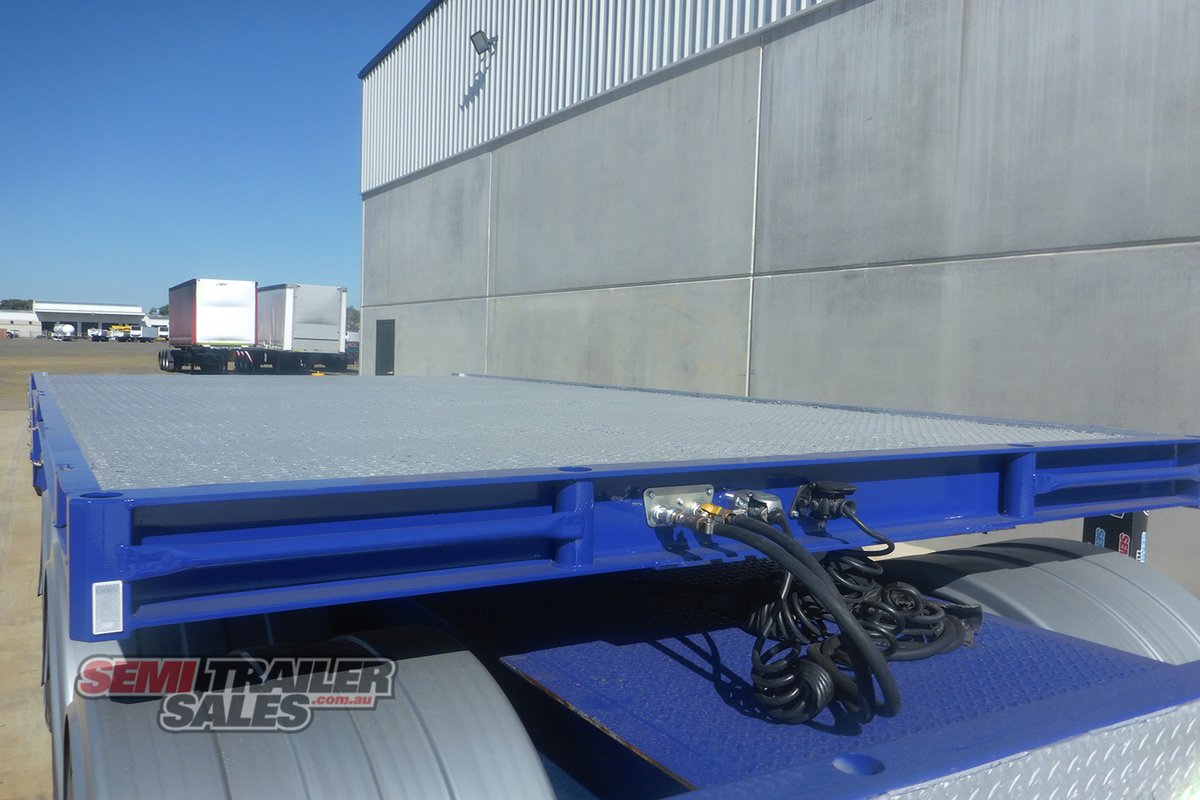 2014 VAWDREY 36 PALLET DROPDECK B DOUBLE SET TRAILER