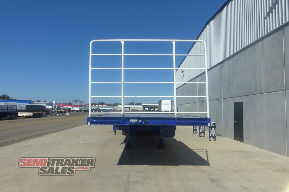 2014 VAWDREY 36 PALLET DROPDECK B DOUBLE SET TRAILER