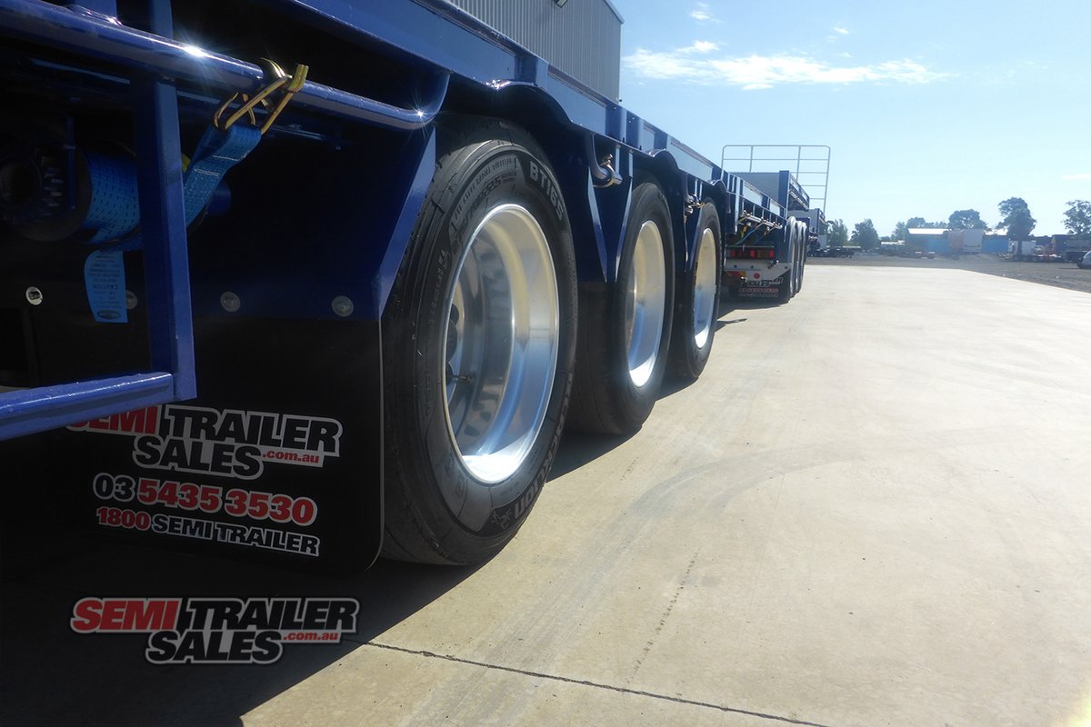 2014 VAWDREY 36 PALLET DROPDECK B DOUBLE SET TRAILER