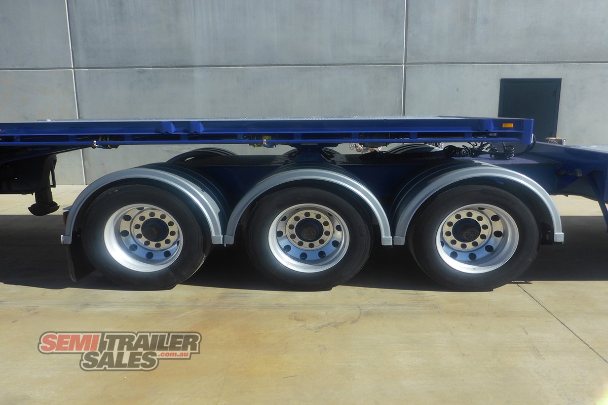 2014 VAWDREY 36 PALLET DROPDECK B DOUBLE SET TRAILER