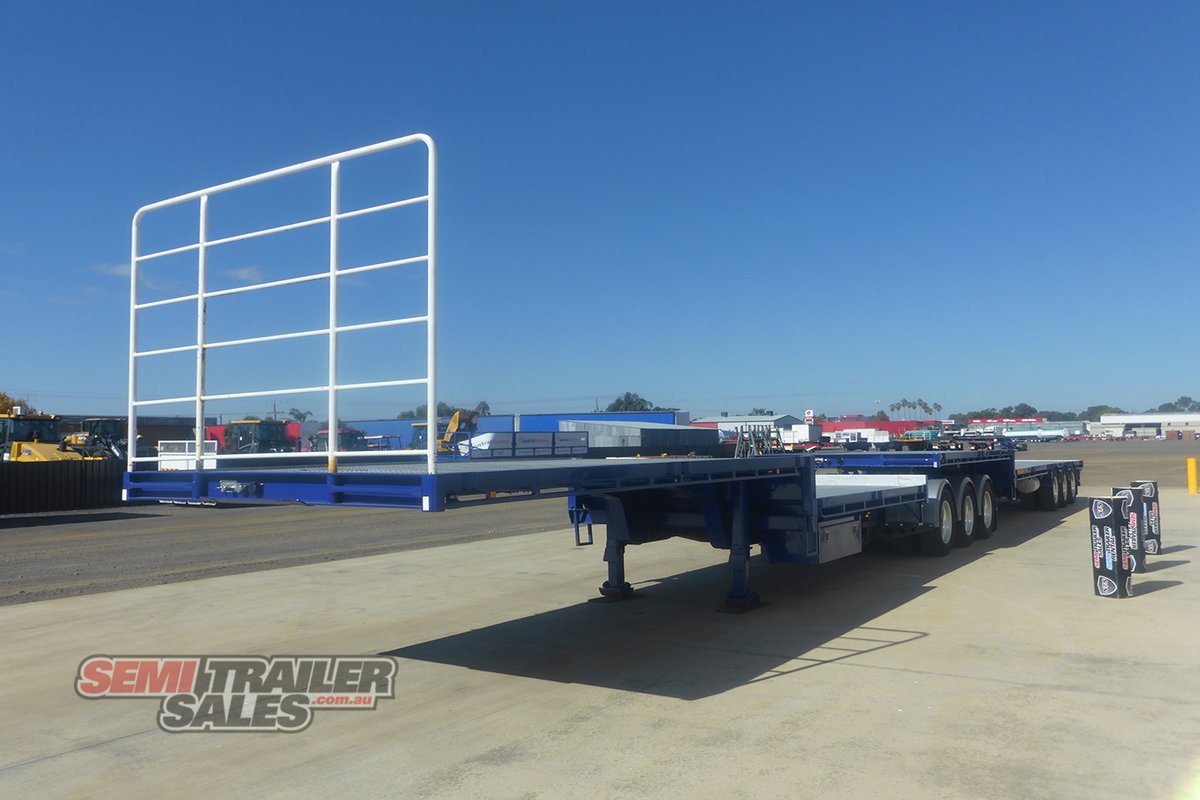 2010 VAWDREY 36 PALLET DROPDECK B DOUBLE SET TRAILER - (RENTAL)