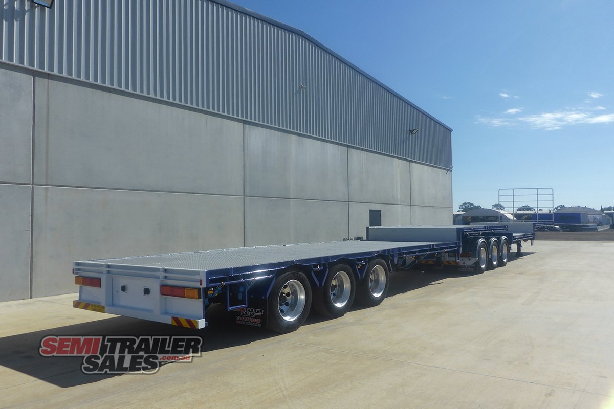 2010 VAWDREY 36 PALLET DROPDECK B DOUBLE SET TRAILER - (RENTAL)