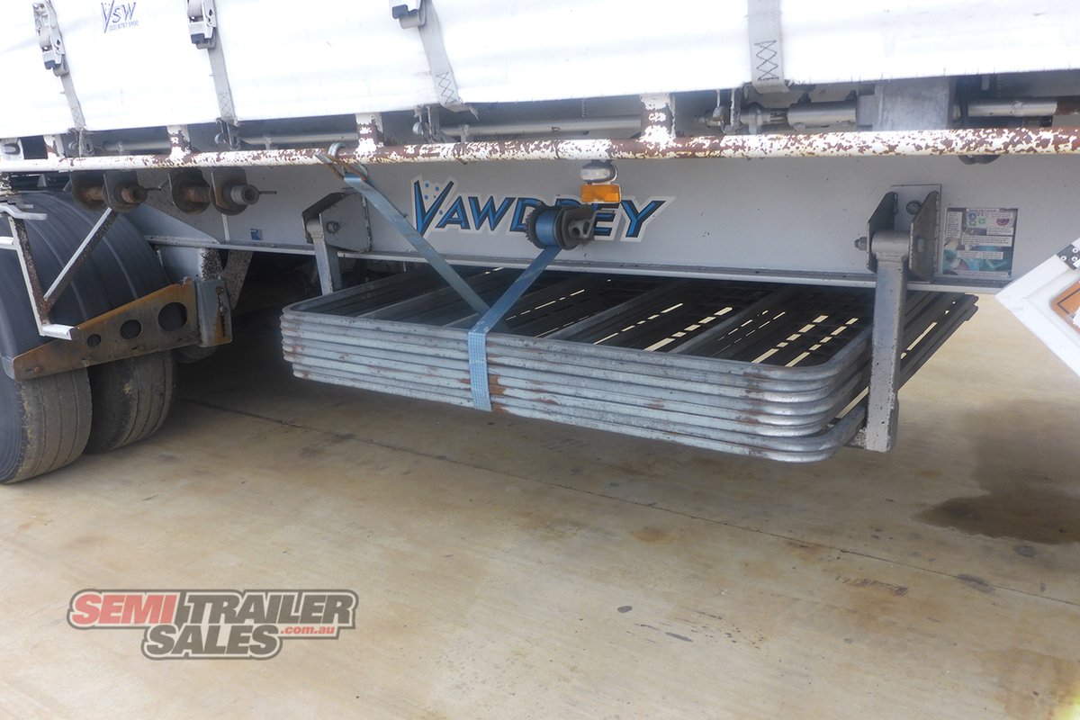 2012 VAWDREY B34 PALLET CURTAINSIDER B DOUBLE SET