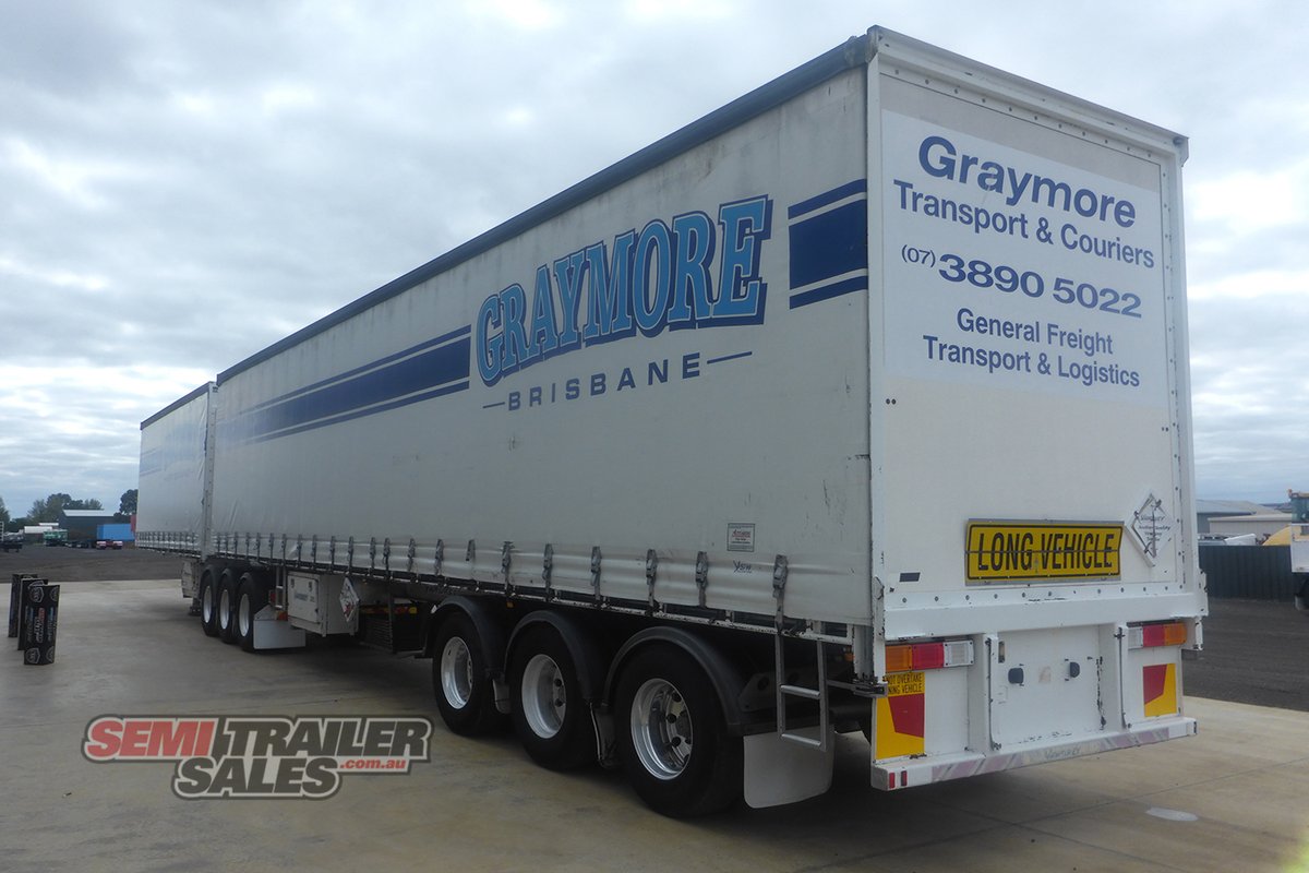 2012 VAWDREY B34 PALLET CURTAINSIDER B DOUBLE SET