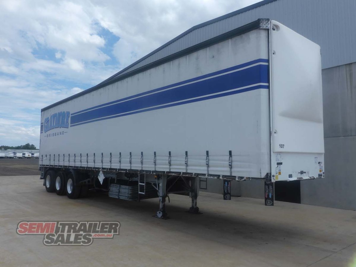 2012 VAWDREY 22 PALLET CURTAINSIDER TRAILER