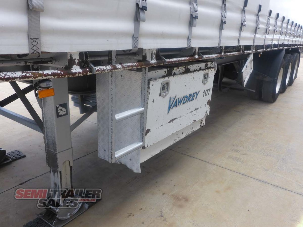 2012 VAWDREY 22 PALLET CURTAINSIDER TRAILER