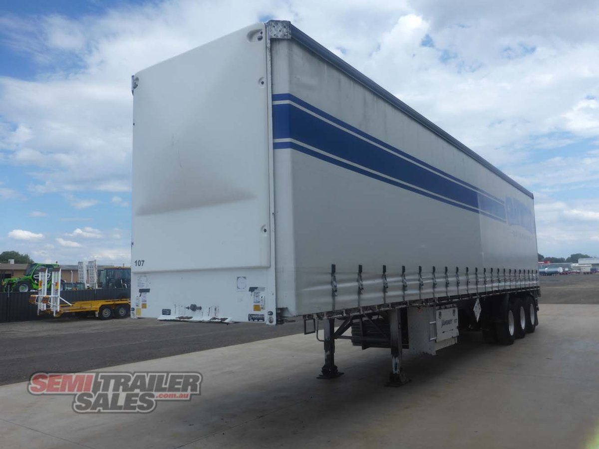 2012 VAWDREY 22 PALLET CURTAINSIDER TRAILER