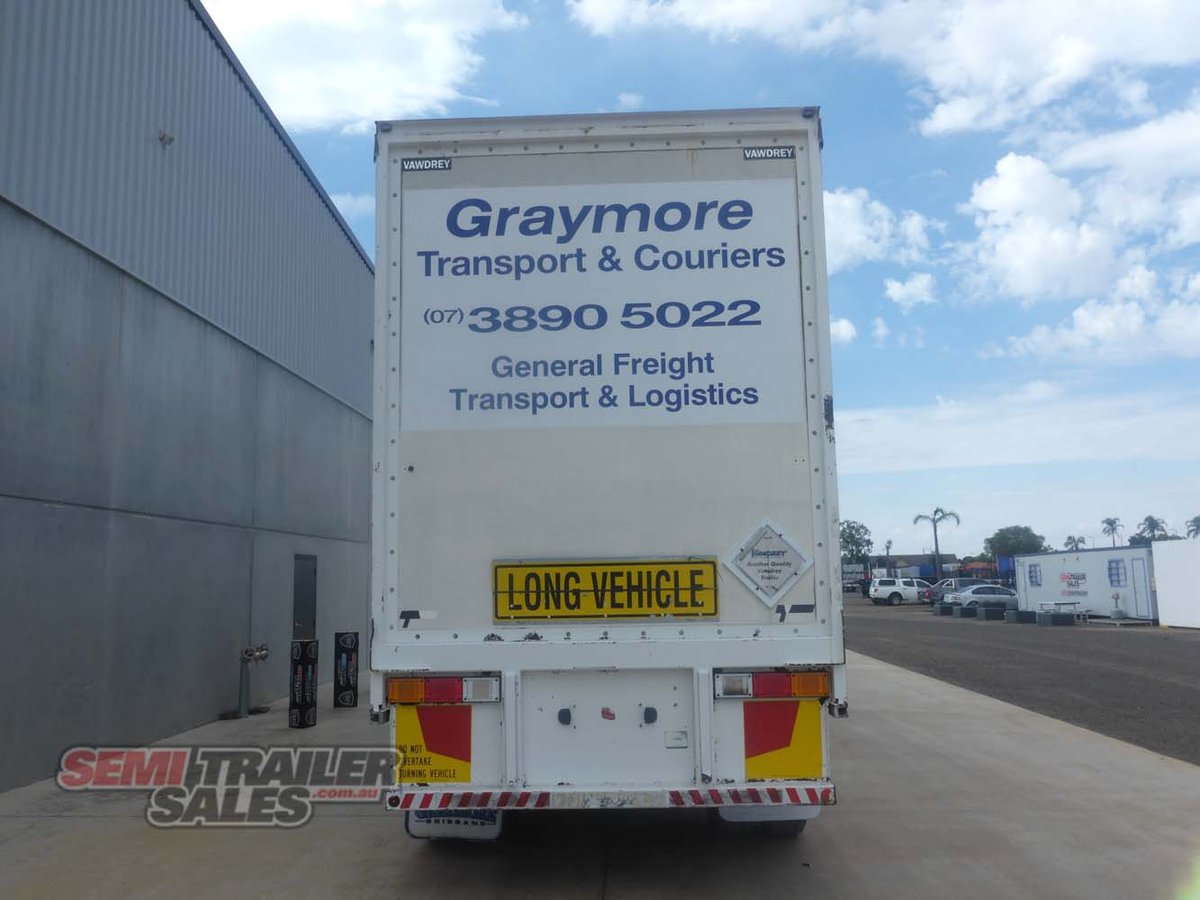 2012 VAWDREY 22 PALLET CURTAINSIDER TRAILER