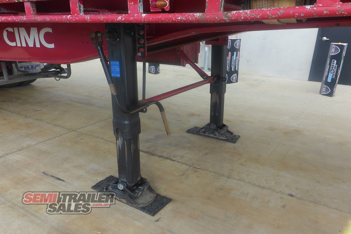 2017 CIMC 12 PALLET FLAT TOP A TRAILER