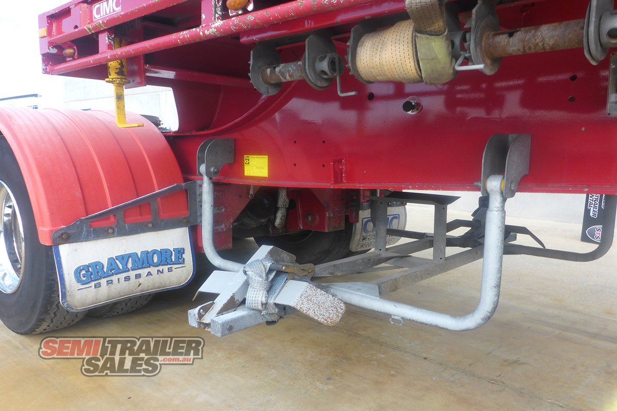 2017 CIMC 12 PALLET FLAT TOP A TRAILER