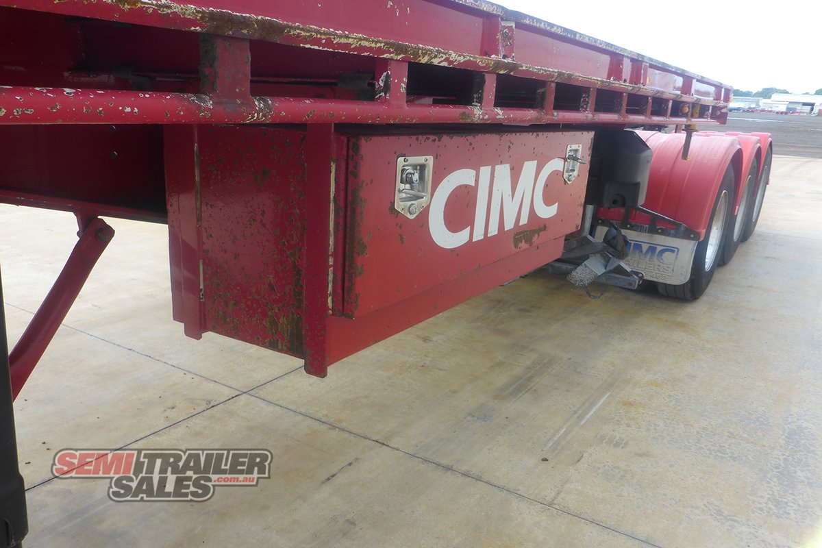 2017 CIMC 12 PALLET FLAT TOP A TRAILER