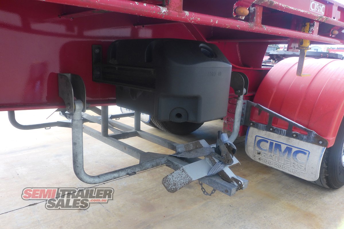 2017 CIMC 12 PALLET FLAT TOP A TRAILER