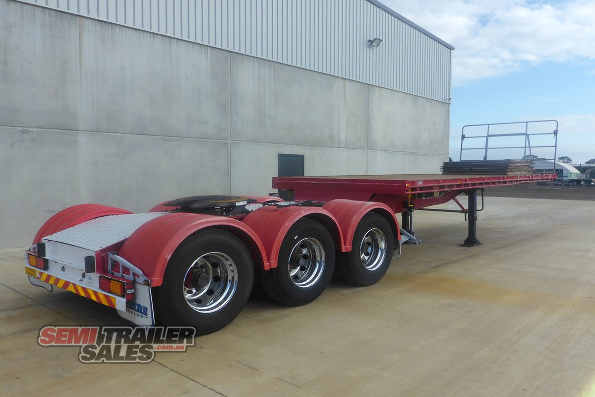 2017 CIMC 12 PALLET FLAT TOP A TRAILER