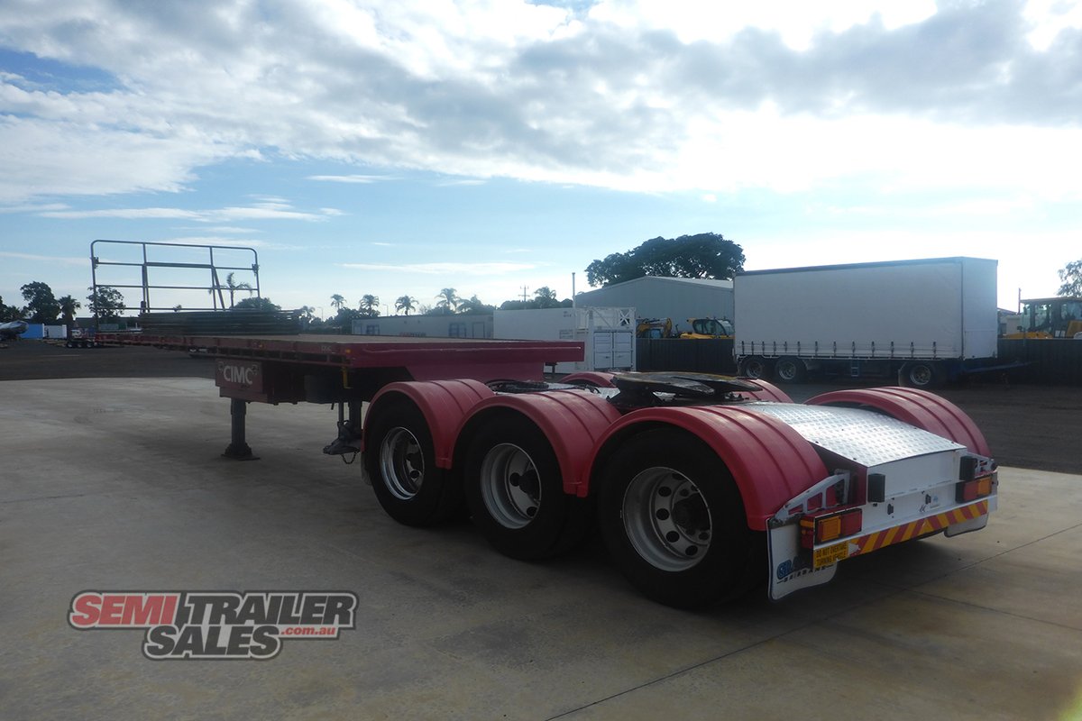 2017 CIMC 12 PALLET FLAT TOP A TRAILER